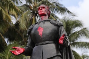 Columbus Statue Arrests