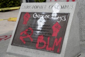 Columbus Statue Arrests