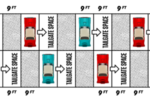 parking Live Nation drive-in