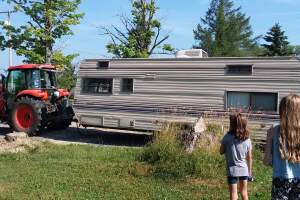 Lauren renovated the camper with help from family and friends