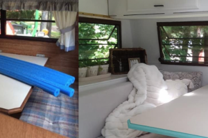 Lauren's camper transformation took only two months and under $1000