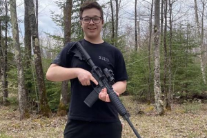A photo of 17-year-old Kyle Rittenhouse posted on Tik Tok