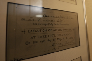 Alferd Packer_invitation to execution
