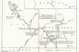 Alferd Packer mapped route
