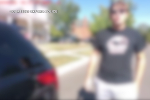 Screenshot from Oxford Police Department body camera recording in September