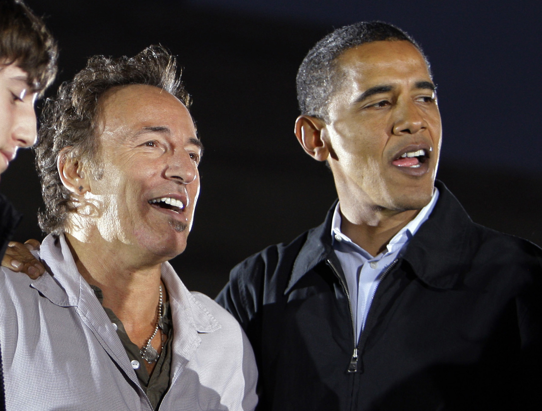 Bruce Springsteen, Barack Obama, Sam Obama
