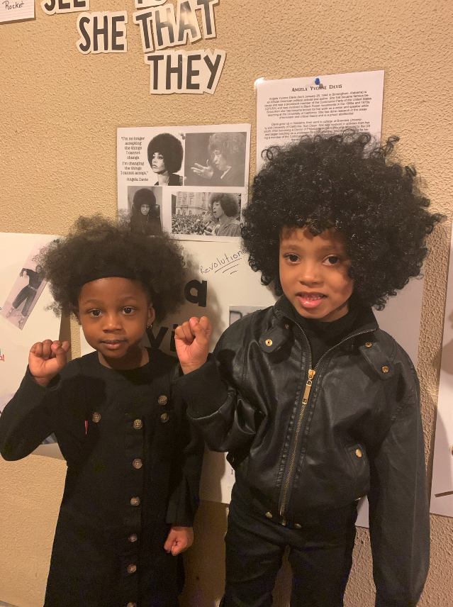 Daycare Kids Dress Up for Black History Month