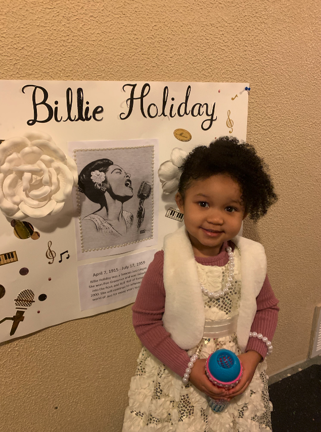 Daycare Kids Dress Up for Black History Month