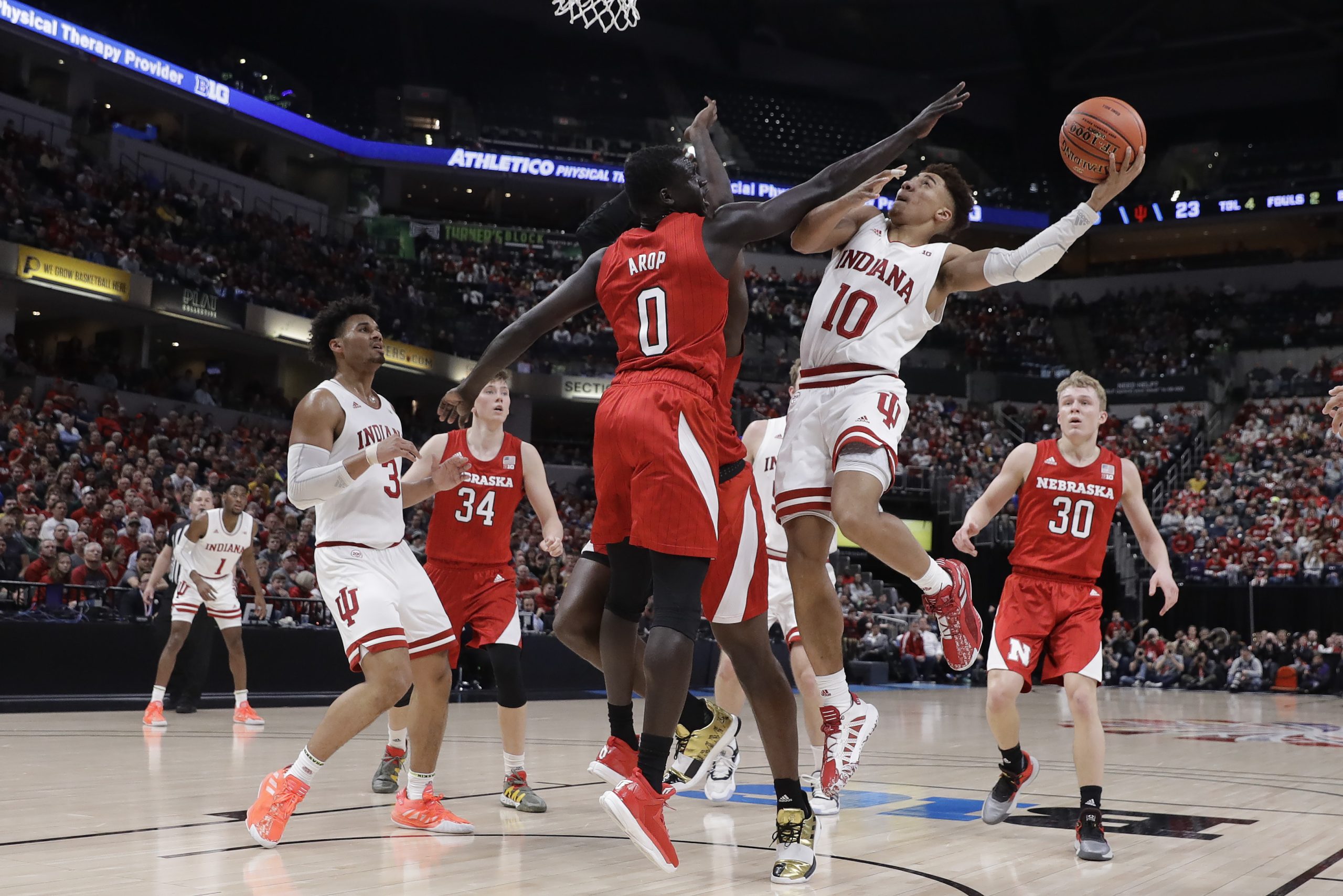 B10 Nebraska Indiana Basketball