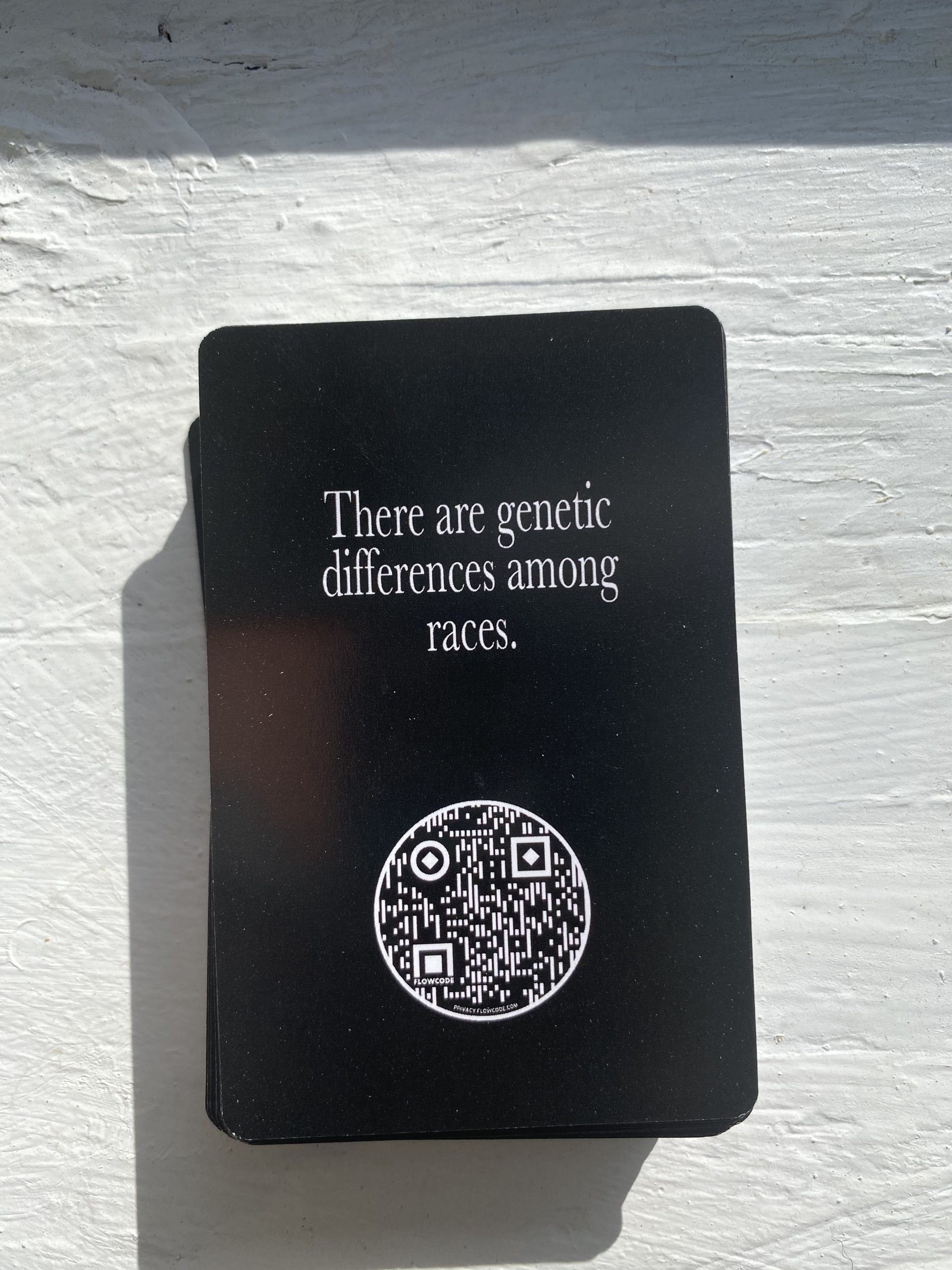 Once a statement card is drawn, each player states if they think it is fact or fiction