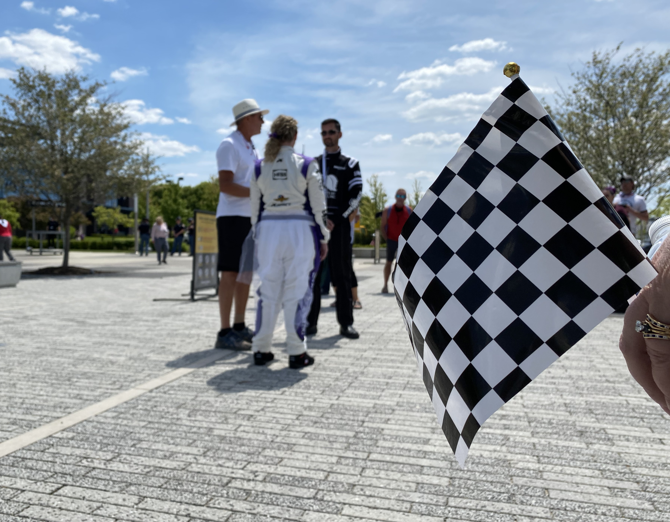IndyCar lovers tie the knot outside of IMS ahead of Grand Prix
