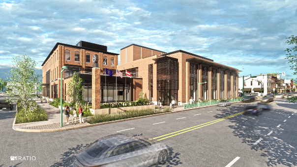 Plainfield Government Center and Performing and Fine Arts Center Rendering