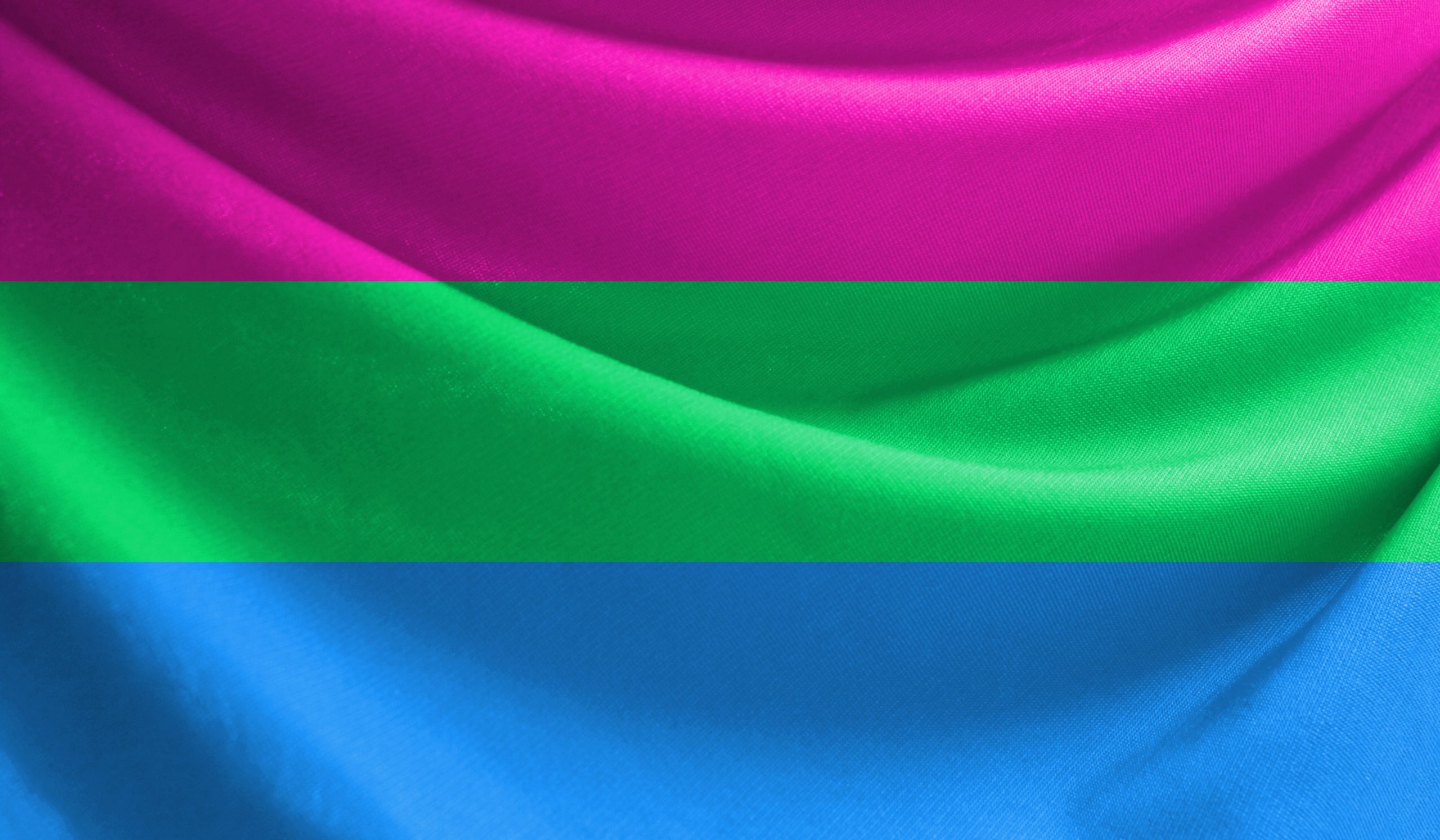 Realistic,Flag,Of,Polysexuality,On,The,Wavy,Surface,Of,Fabric