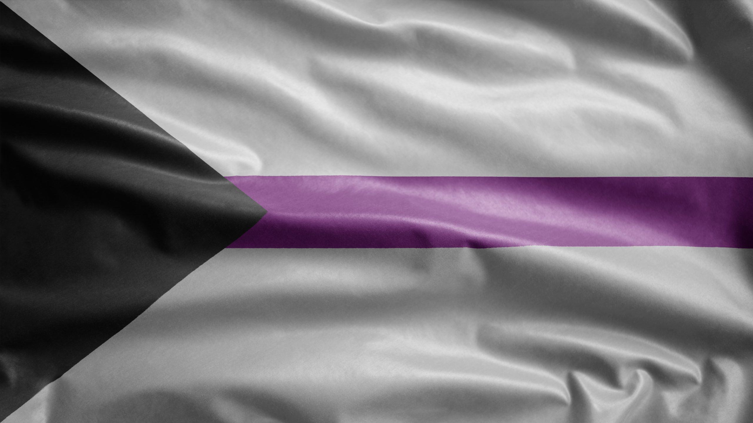 Demisexuality,Flag,Waving,In,The,Wind.,Close,Up,Of,Demisexual
