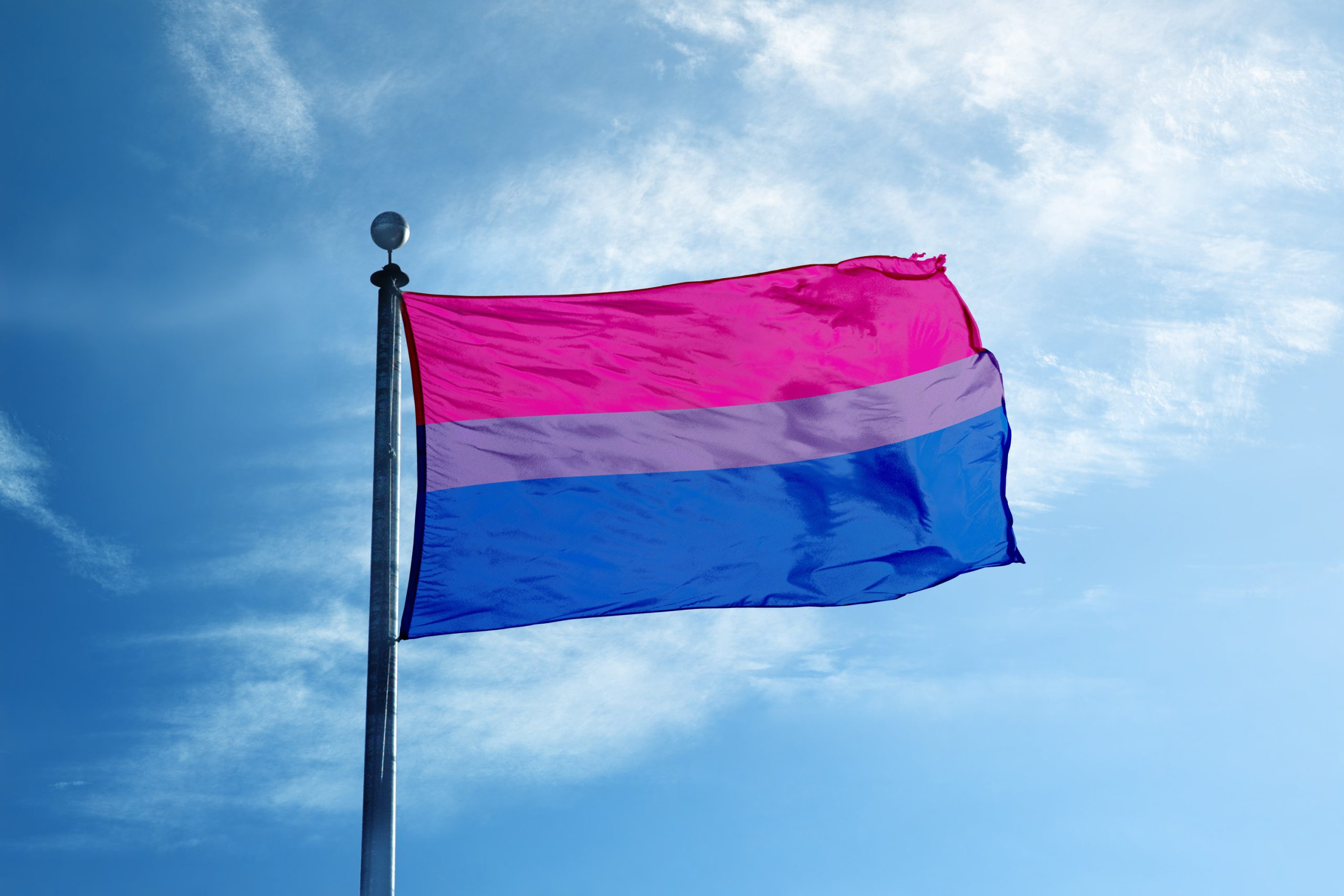 Bisexual,Pride,Flag,On,The,Mast