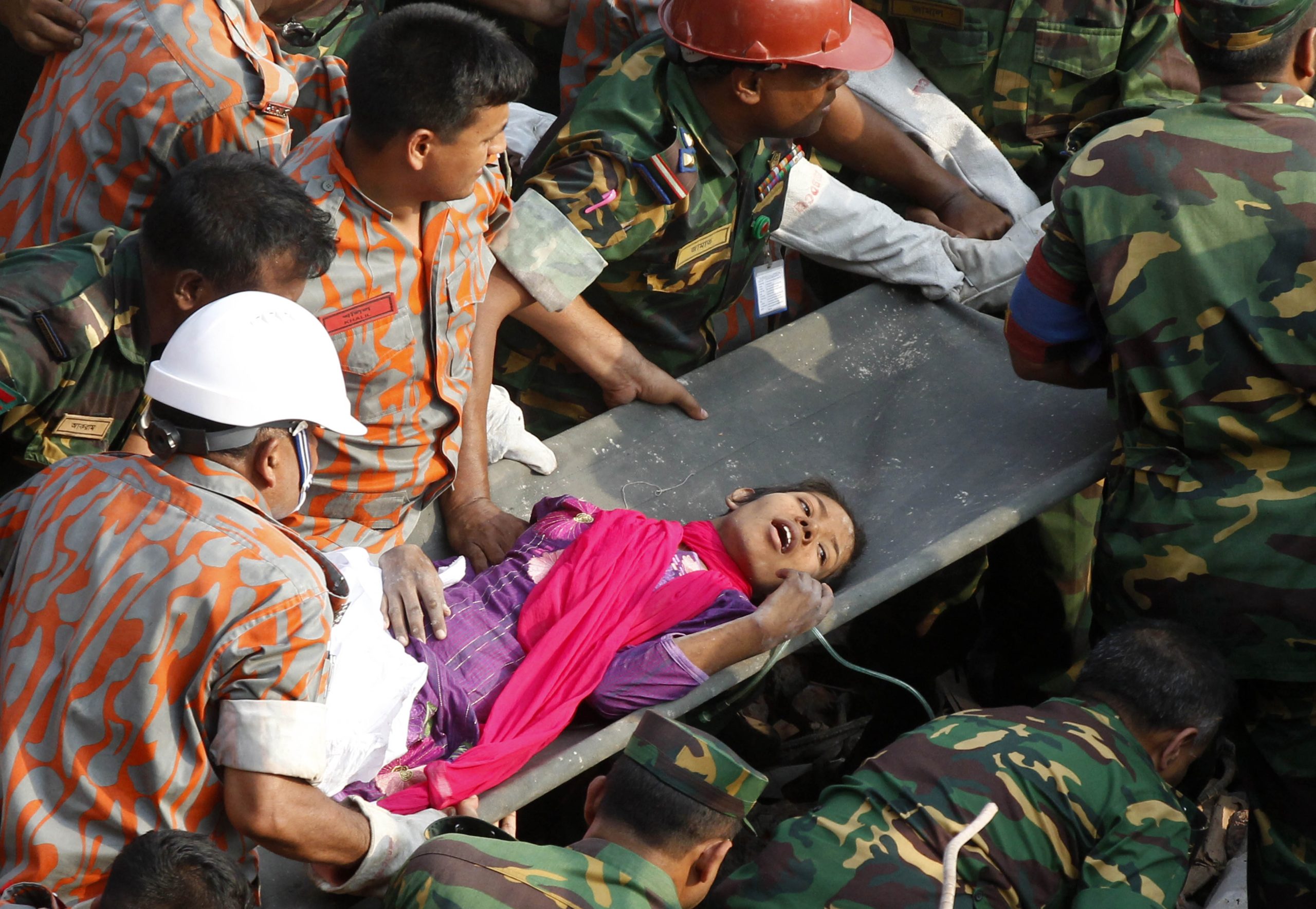 Reshma Begum pulled from rubble of 2013 building collapse in Bangladesh