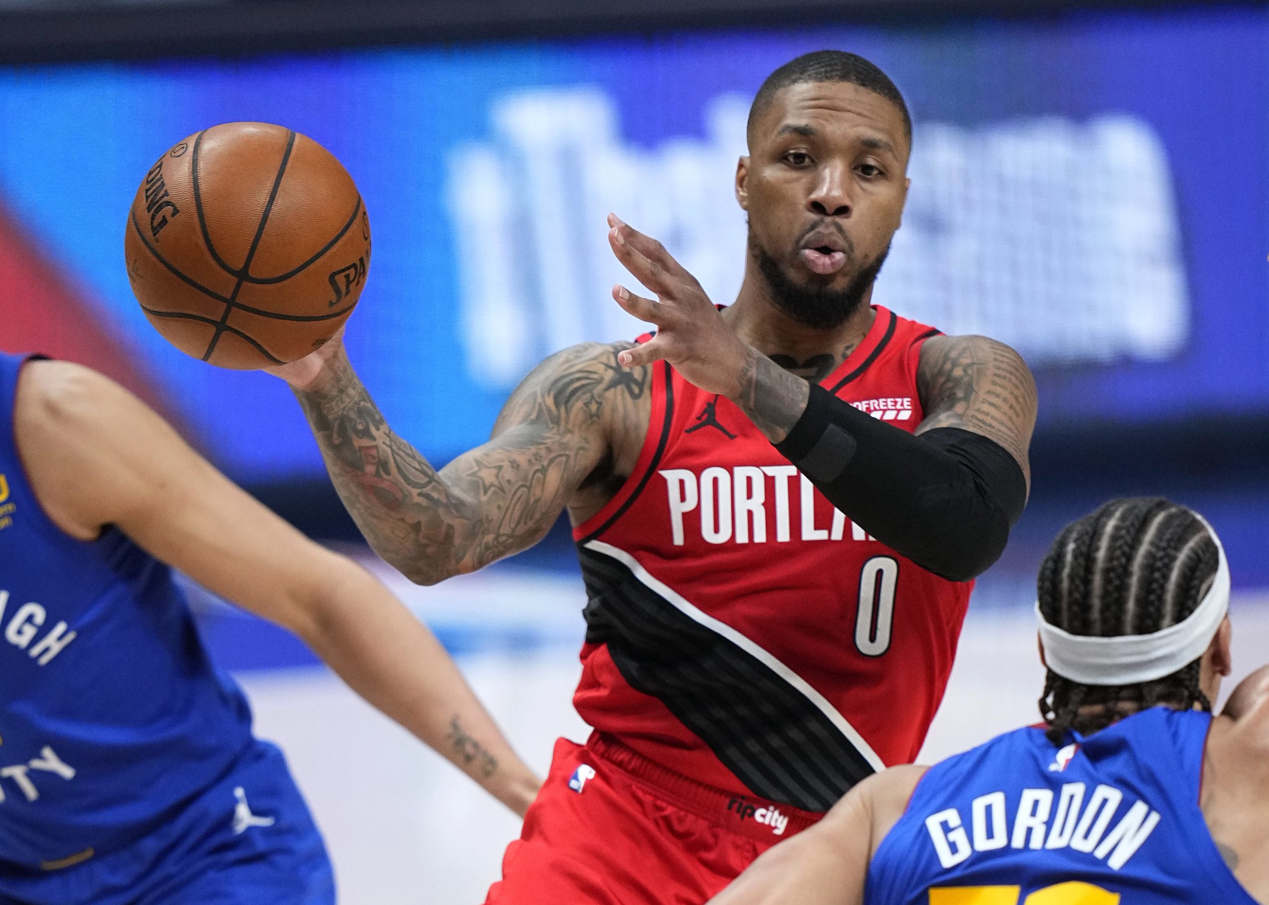 Trail Blazers Nuggets Basketball