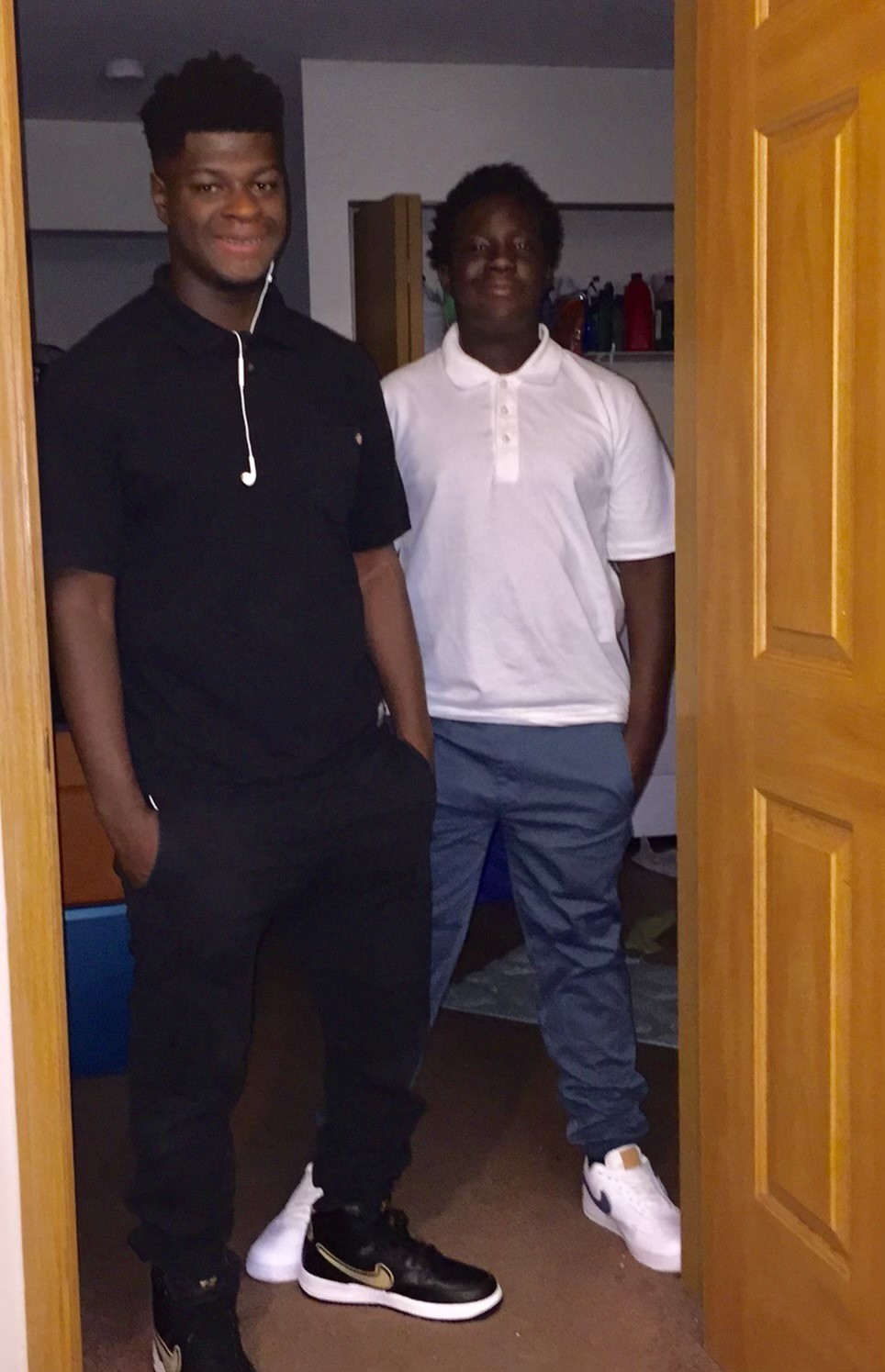 Isaiah and his brother.
PHOTO CREDIT: MACHELLE MAYS