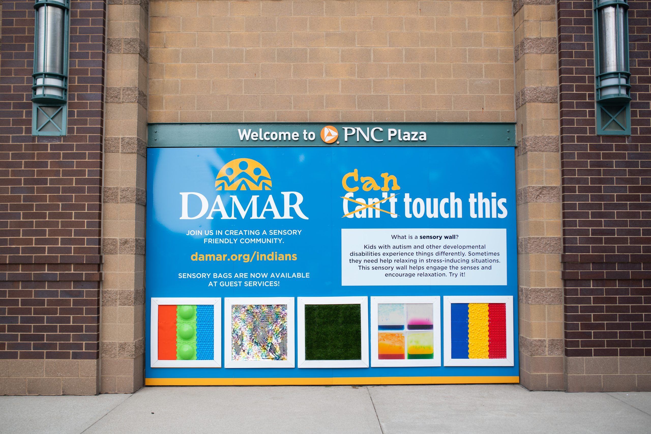 Victory Field sensory wall