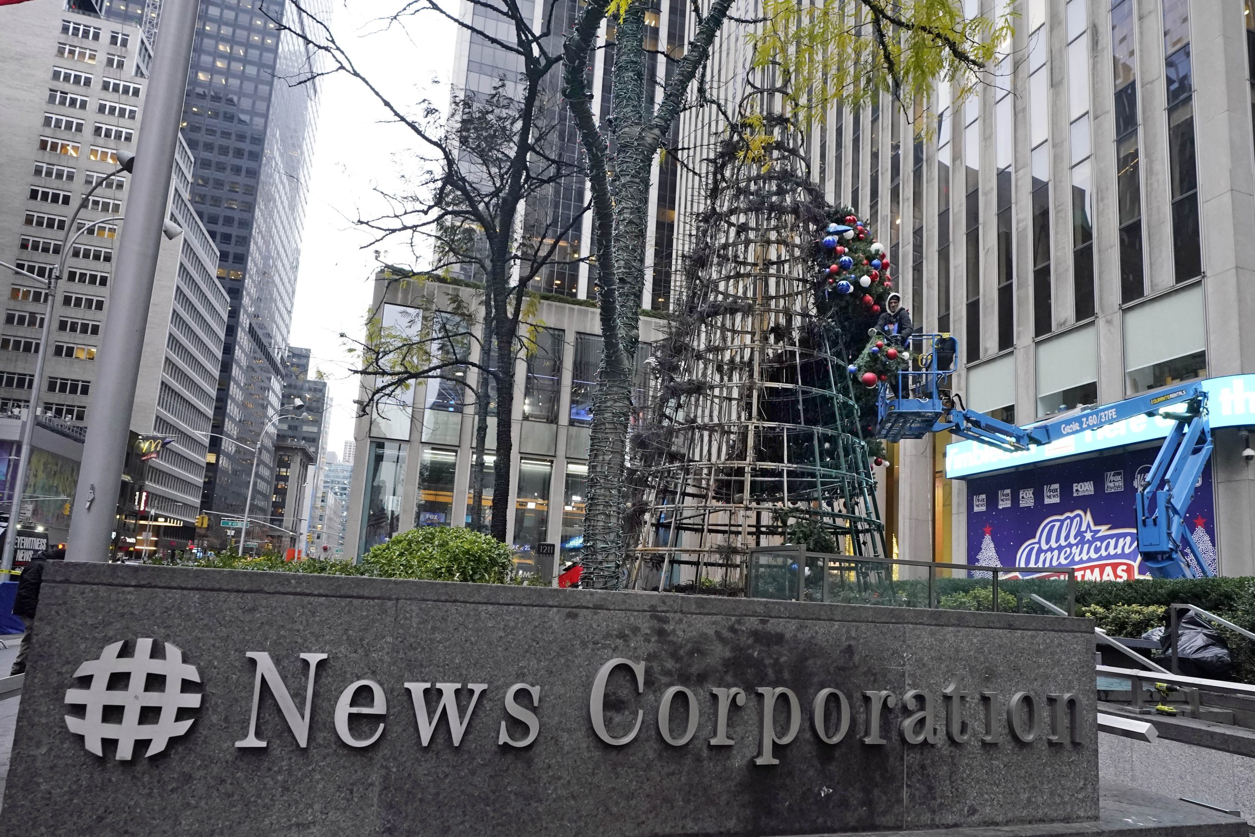 Christmas Tree Fire Fox News News Corp