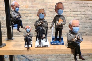 At Museum - Bernie Sanders Inauguration Day Bobbleheads.jpg