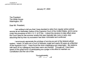 Breyer letter