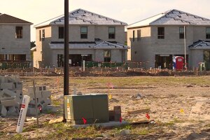 New homes under construction in Palm Beach County, February 2022