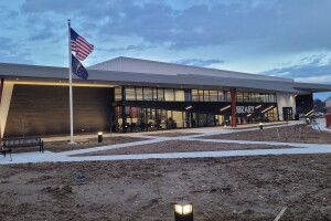 JCPL Clark Pleasant Branch at dusk.jpg