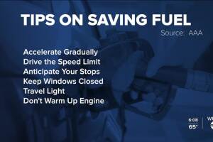 tips on saving fuel