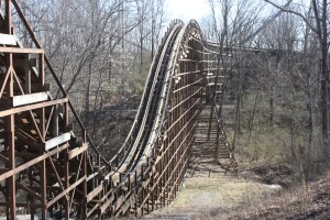 The Beast Roller coaster re-tracked at Kings Island