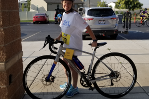 Penny during the Transplant Games.