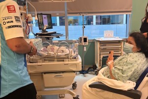 graham rahal baby surprise