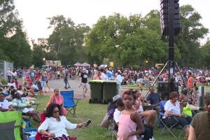2022 Fourth of July celebration at Dogwood Dell in Richmond, Virginia. 