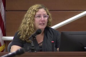 Dara Hass, English teacher at Marjory Stoneman Douglas High School testifies, July 19, 2022