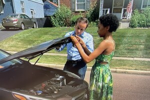 Rolanda Underwood and her Hyundai.jpg