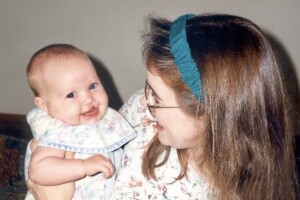 Ellen Randall Kresca with her mom