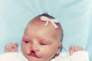 Caitlin Church as a baby