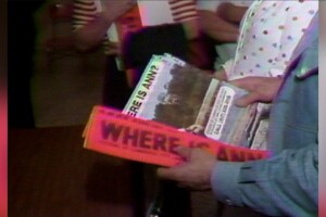 Stickers and fliers ask, Where is Ann?