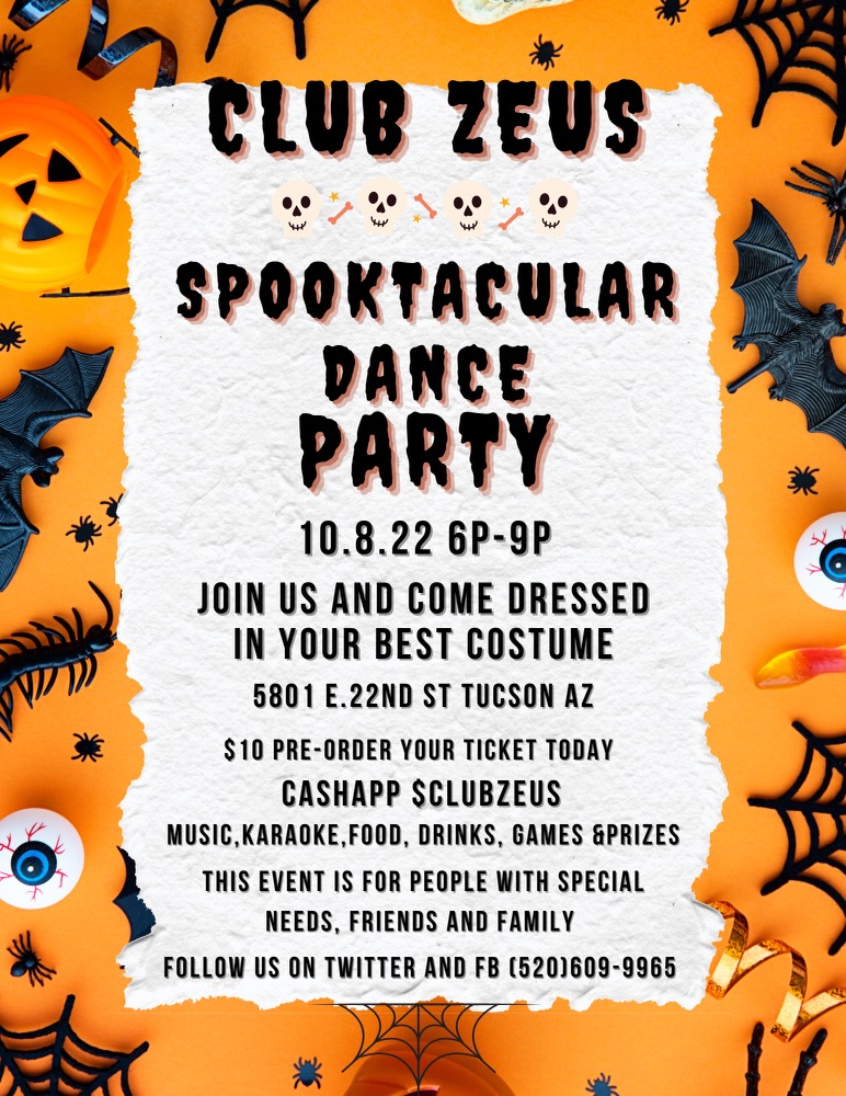 Club Zeus Flyer from Crisann Black 