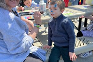 Easter Egg Hunt facepainting 