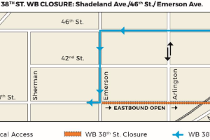 Detour map
