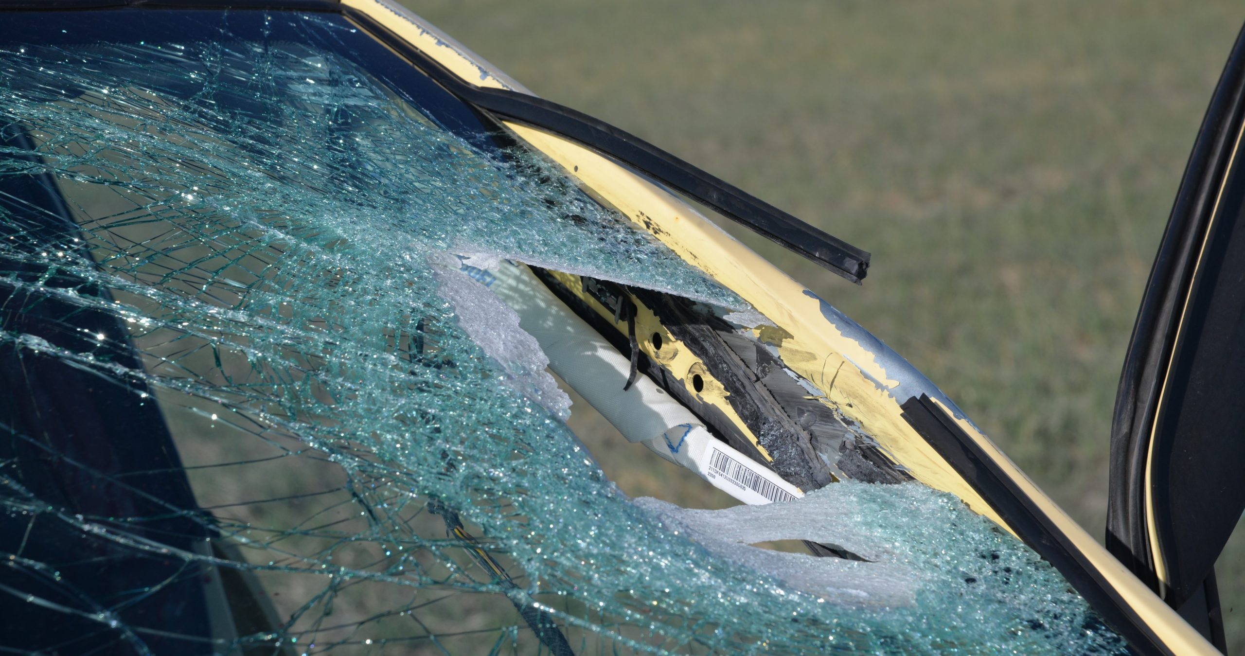 Alexa Bartel car hit by rock