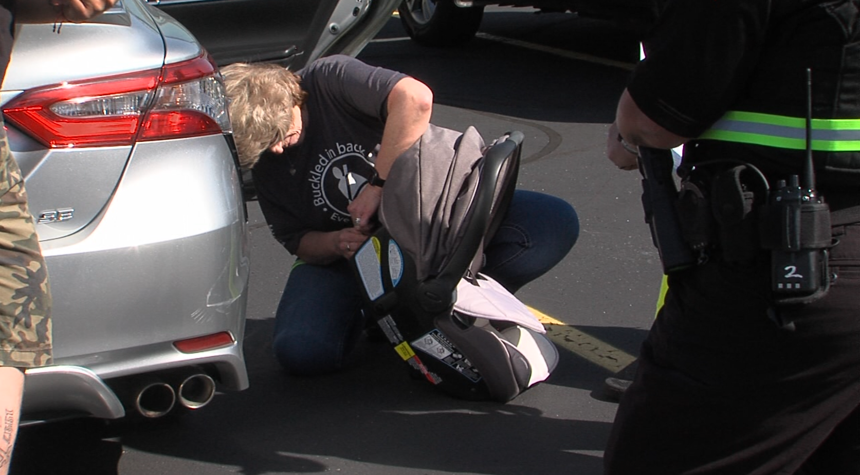 Car seat inspection