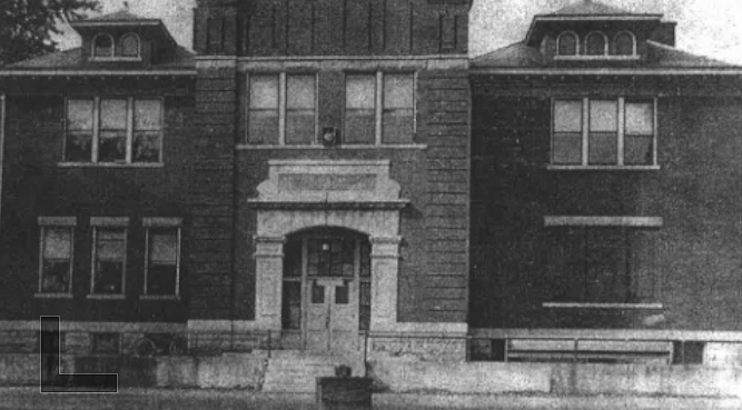 Old photo of exterior 