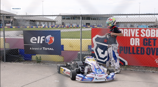 Elliot Cox chases his racing dream