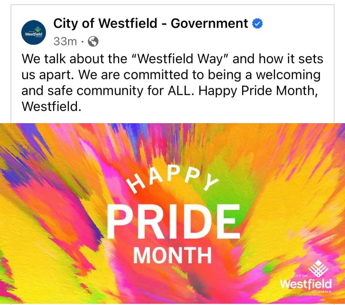 Westfield Pride Post