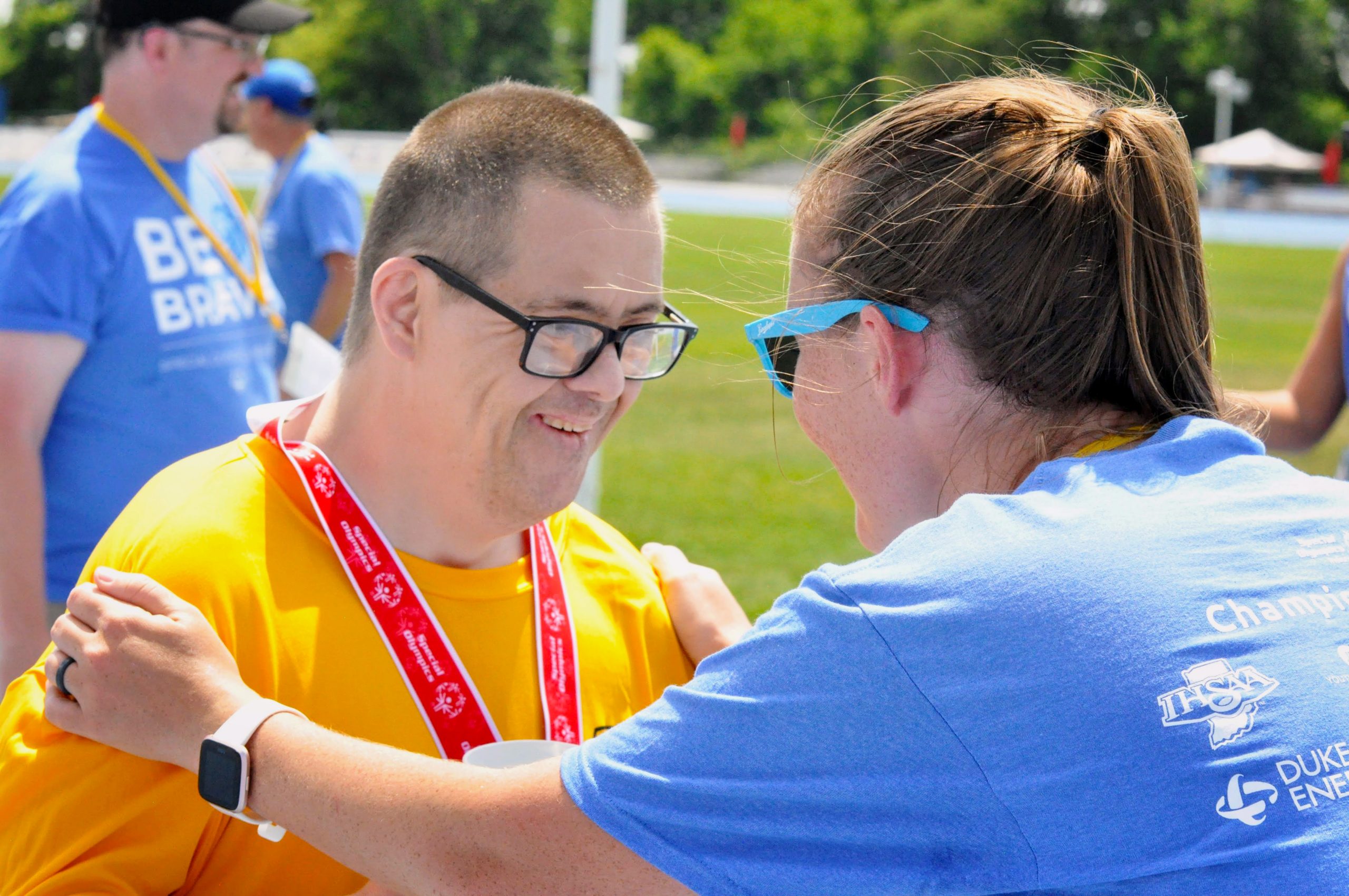 Special Olympics Indiana track meet 