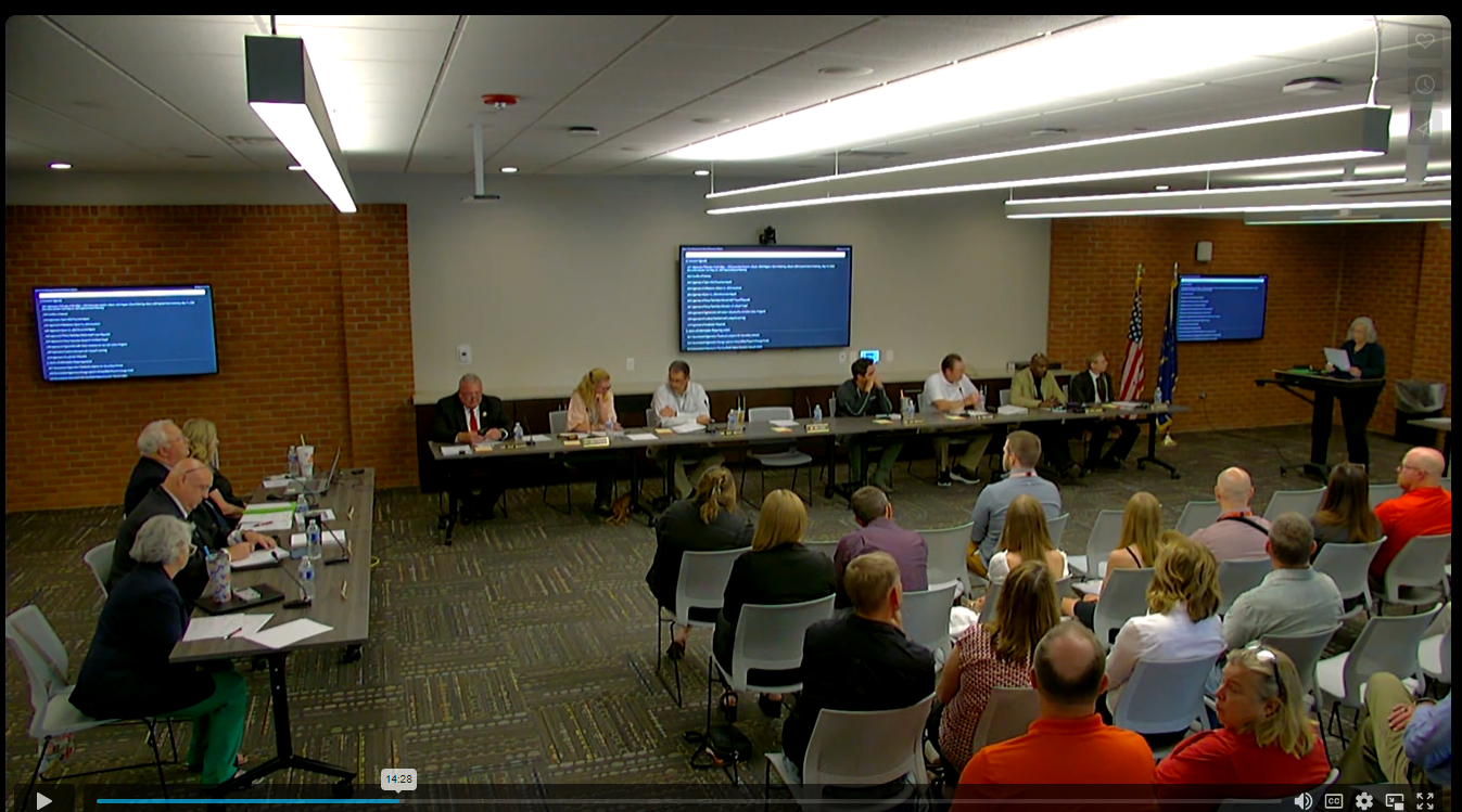 For the first time, the Perry Township School Board livestreamed its meeting, allowing parents and community members to watch remotely what their elected officials are up to.
