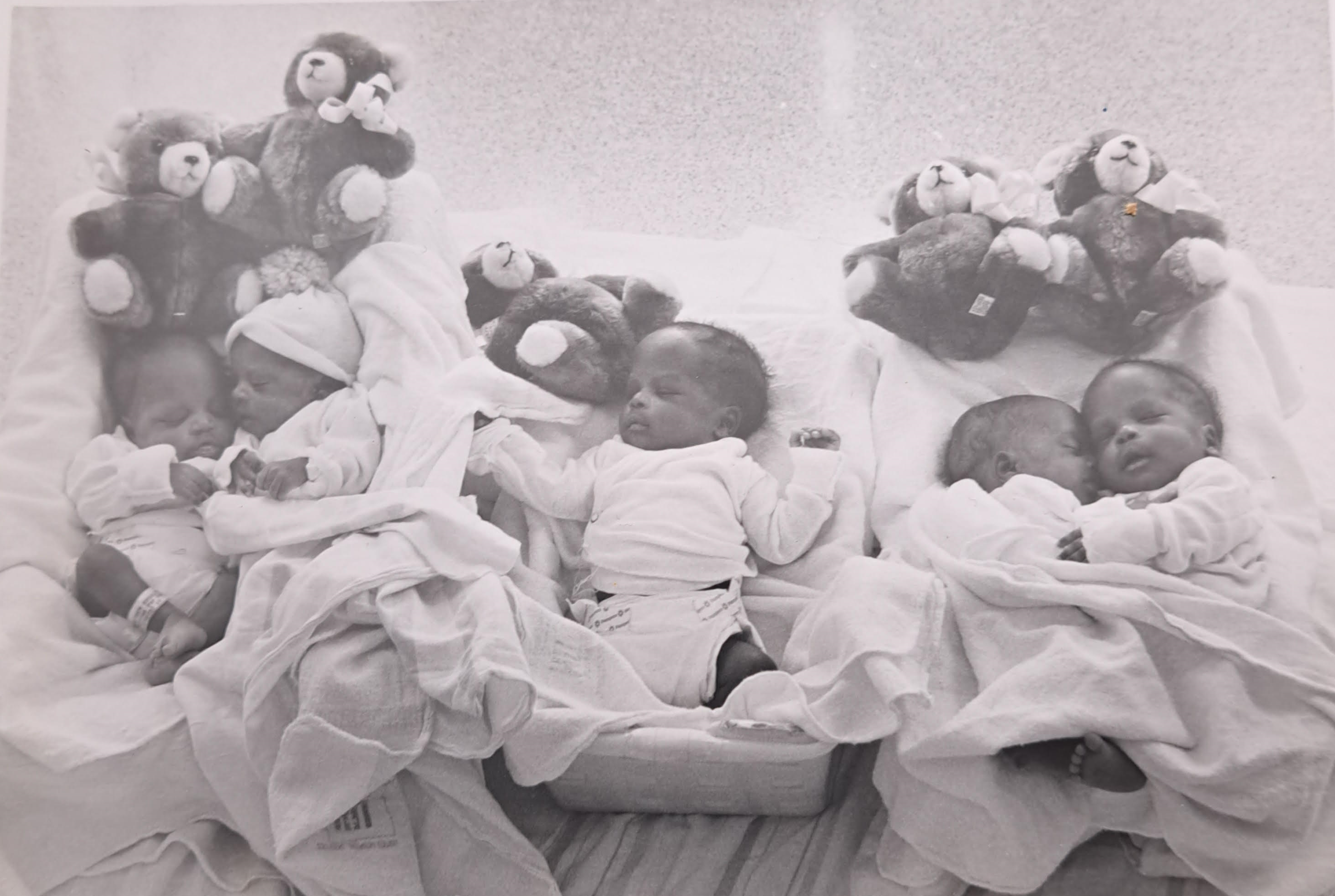 Gaither quints at birth