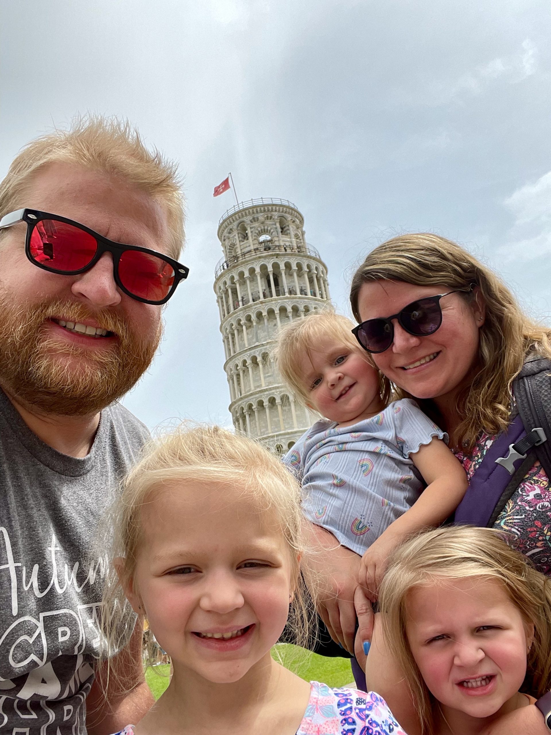 Clarkson family in Italy